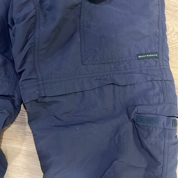 Royal Robbin’s Navy Blue Cargo Zip to Shorts Hiking Pants Small - Picture 2 of 4